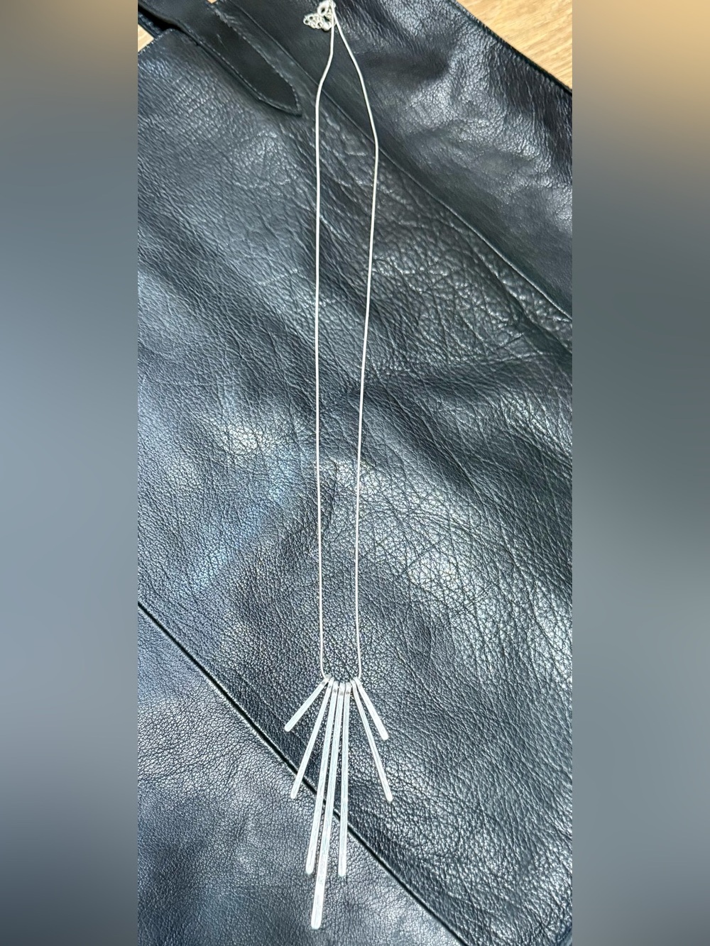 Kenny Fringe Necklace - Silver